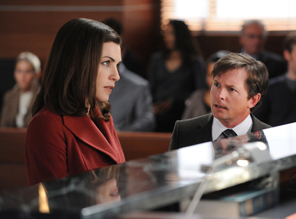 Julianna Margulies, Michael J. Fox, The Good WIfe Julianna Margulies, Michael J. Fox, The Good WIfe